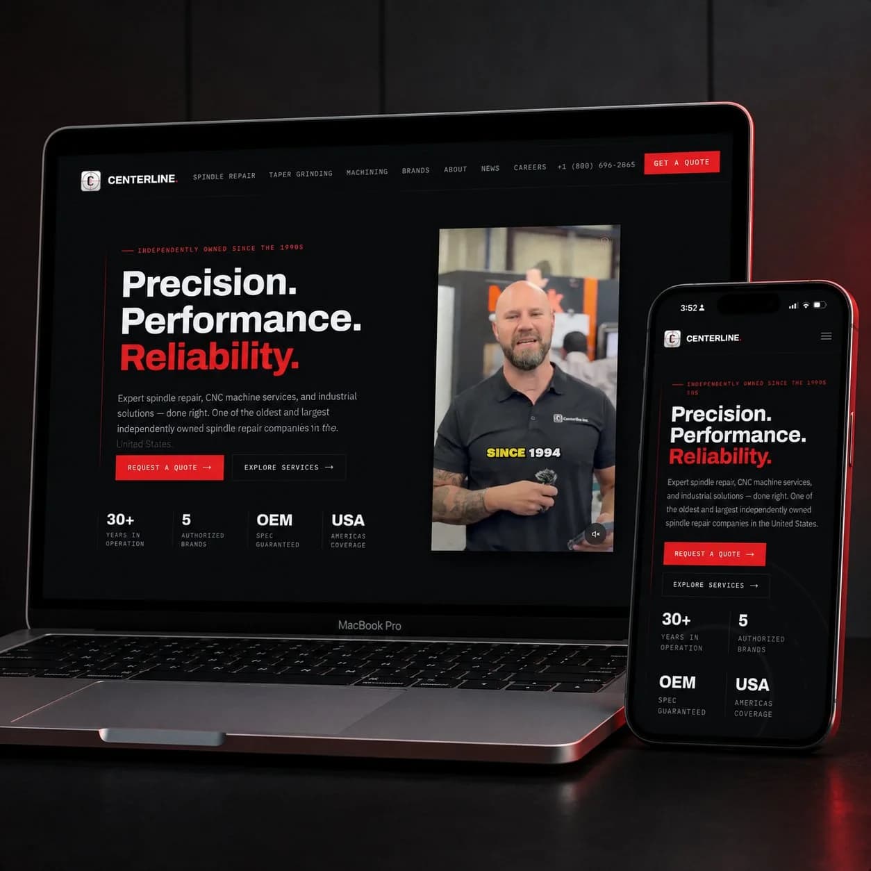 Centerline Inc — Website & Advanced SEO