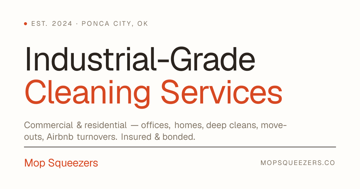 Mop Squeezers — Cleaning Services Website