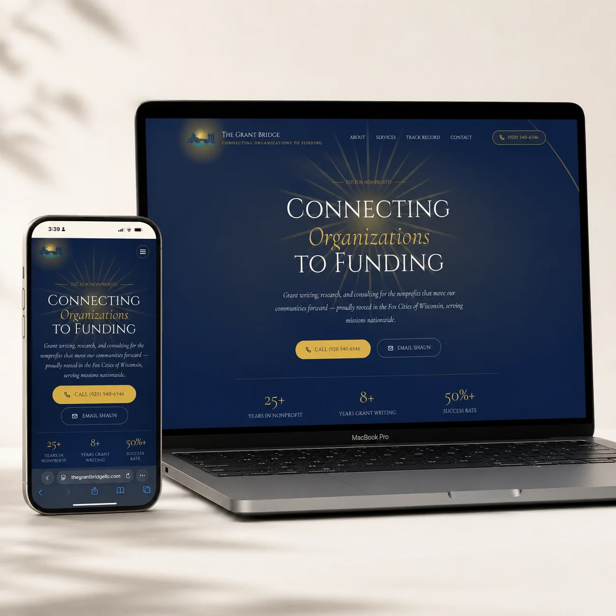 The Grant Bridge — Website Design